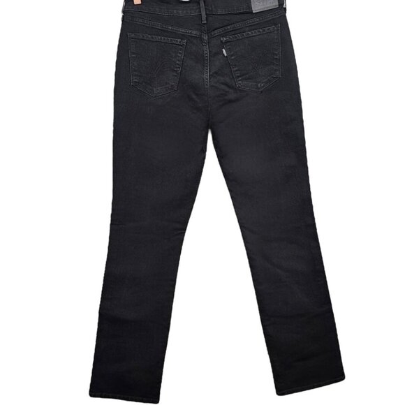 Levi's Mens 30 Black 505 Straight Leg Jeans - Picture 3 of 13